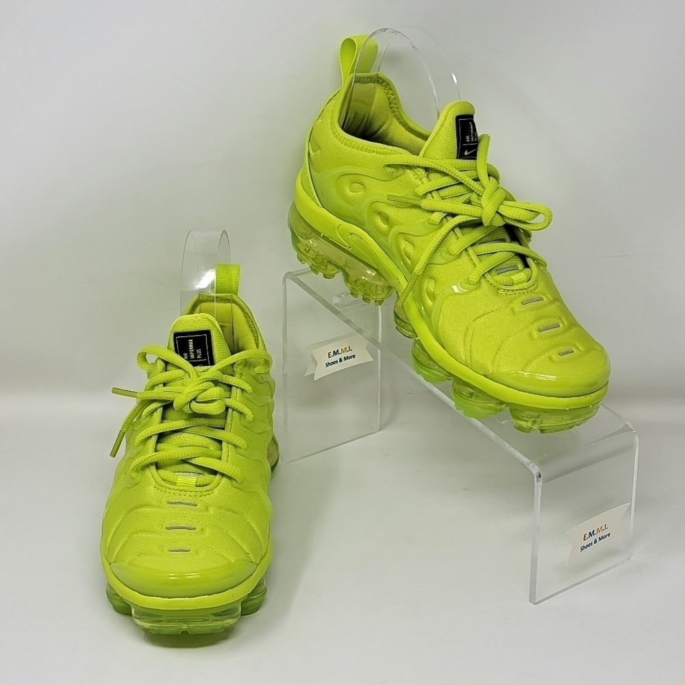 Nike VaporMax Plus Tennis Ball Neon Green DX1784-300 Women's Size Multi New - Picture 3 of 10
